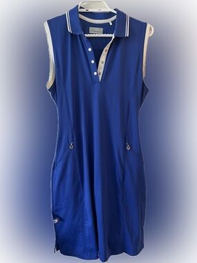 Polo dress- Royal blue